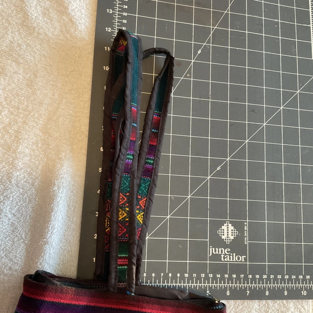 striped zipped tote bag - Picture 5 of 9